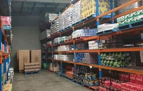 Post COVID-19 orders on the rise: Business at the Steel City Beverages warehouse at Port Kembla dropped 45 per cent during lockdown. Picture: Supplied.
